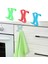 Hang It Pratik Kolay Taşımabilir Havlupan 2 Kancalı Banyo Askısı 4