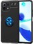 - Xiaomi Mi 11 Lite - Kılıf Yüzüklü Karbon Ravel Silikon Kapak - Siyah-Mavi - T16962 1