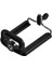 GP140 Tüm Aksiyon Kamera Monopod ve Tripodlarıyla Uyumlu 1/4 Inç Bağlantılı Telefon Tutucu Phone Holder 2