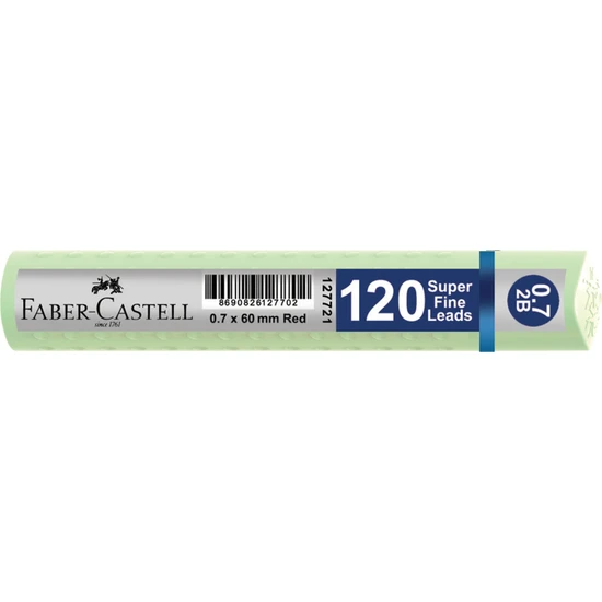 Faber-Castell 2b Grip Min 0.7 mm 60 mm Uç Pastel Yeşil 120'li