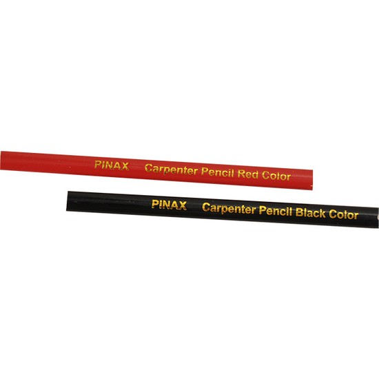 Pinax Marangoz Kalemi Kırmızı, 144 Adet