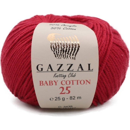 Gazzal Baby Cotton 25 El Örgü Ipi 3439
