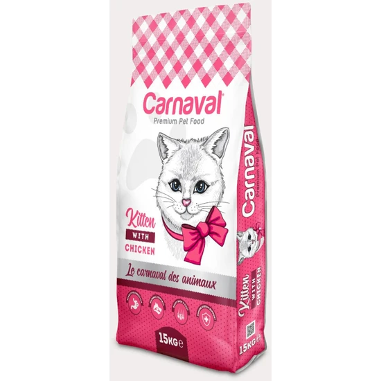 Carnaval Premium Tavuklu Yavru Kedi Maması 15 kg