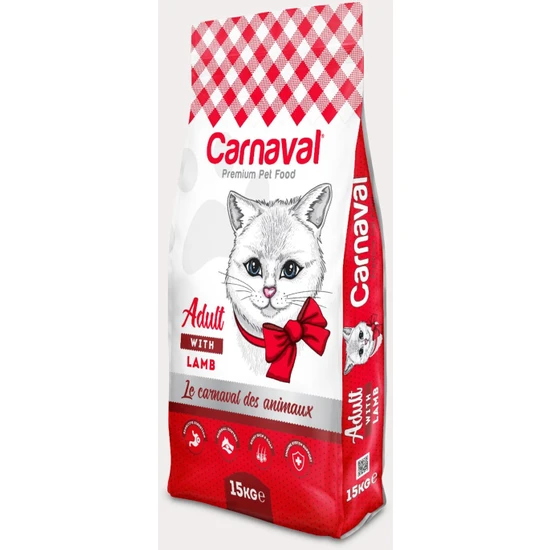 Carnaval Premium Kuzu Etli Yetişkin Kedi Maması 15 kg