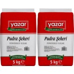 Yazar Pudra Şekeri 5 kg x 2 Paket