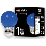 Wondeks 1W Top Gece LED Ampul (Mavi)