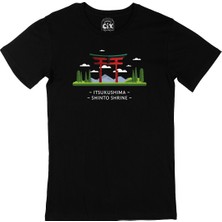 Cix Itsukuşima Tapınağı Siyah Tişört