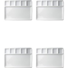 Porland Beyaz Kahvaltı Tabağı 33CM 4'lü 04AP017534