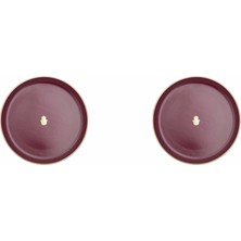 Porland Glamorous Fuşya Düz Tabak 20CM 2'li 04AP021558