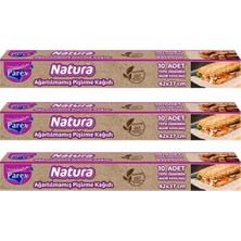 Parex Natura Ağartılmamış Hazır Pişirme Kağıdı 10'lu x 5 Paket