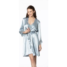 Pierre Cardin 6040 Kadın Saten Altılı Çeyiz Seti - Mist
