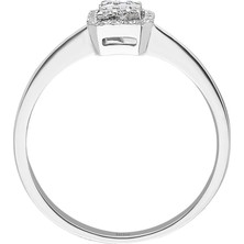 Sirius E Renk 0,14 Karat Baget Pırlanta Yüzük 0417R0264