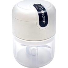BeeChef Şarjlı 3 Bıçaklı Pratik Mini El Rondosu 250 ML.FP-106