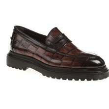 Sardınelli Eva Taban Hakiki Kroko Deri Casual Ayakkabı