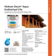 Hemel Hickson Decor Su Bazlı - Aqua VA1030 Endüstriyel Dış Mekan Cila 15 Lt Fırçalık