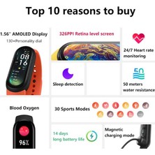 Xiaomi Mi Smart Band 6 Akıllı Bileklik - Siyah (Yurt Dışından)
