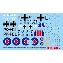 Meng QS001 1/32 Messerschmitt ME163B Uçak Maketi ''komet''