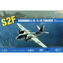 Kinetic 48024 1/48 Grumman S-2e/s-2f/s-2g Tracker Uçak Maketi