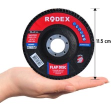 Zubizubi Rodex 15 Parça Flap Disk Avuç Içi Taşlama Zımpara Karma Seti