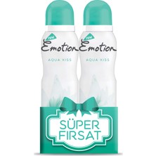 Emotion Aqua Kiss Deodorant 2'li Süper Fırsat Paketi