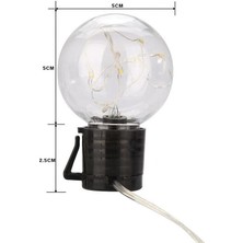 Schulzz Solar 10 LED Ampül 8 Mod Güneş Enerjili Dış Bahçe Aydınlatma Dekorasyon Günışığı 3,5 M