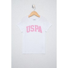 U.S. Polo Assn. Kız Çocuk Beyaz T-Shirt 50234830-VR013