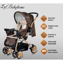 Baby Home BH-760 Gold Çift Yönlü Bebek Arabası
