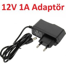 Wozlo 12V 1A Adaptör LED Modem Mini Uydu - Dijital Termostat Kuluçka Akvaryum Adaptörü 5.5*2.5-2.1mm