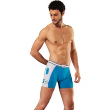 Hmd 308 3'lü Lycralı Cotton Erkek Boxer Külot - Aqua