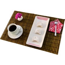 Pazariz Bambu Hasır Amerikan Servis Tabak Altlığı 6 Adet