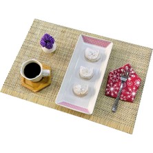 Pazariz Bambu Hasır Amerikan Servis Tabak Altlığı 1 Adet MODEL:2001