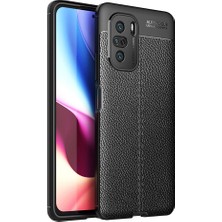 Microcase Xiaomi Mi 11I Leather Tpu Silikon Kılıf - Siyah