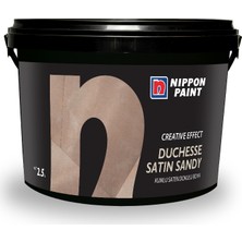 Nippon Duchesse Satın Sandy Kumlu Saten Doku Efekt Boya 2.5 Lt