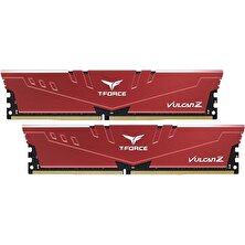 T-Force Vulcan Z Red 16GB(8GBx2) 3200MHz DDR4 Ram TLZRD416G3200HC16CDC01