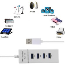 Wozlo 4 Port USB 3.0 Hub - USB Çoklayıcı 5gbps Chipli Versiyon