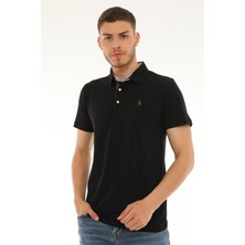 Dewberry T8582 Dewberry Erkek T-Shirt-Siyah