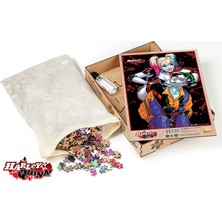 King Of Puzzle Harley Quinn - Joker Loves Harley Ahşap Puzzle 500 Parça Lisanslı Ürün