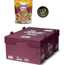 Eti Lifalif Yer Fıstıklı ve Hurmalı Müsli 350 g x 12 Adet