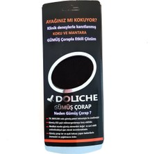 Doliche 3 Çift-Patentli Gümüş Bambu Erkek Çorap
