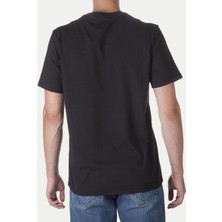 Graphic Set-In Neck Graphic Erkek Siyah Tişört