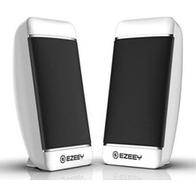 Ezeey S4 USB Hoparlör Taşınabilir Mini USB Speaker Bilgisayar Laptop Telefon Mp3 Mp4 - Beyaz