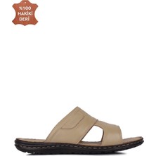 Fitbas 850182 324 Erkek Ten Hakiki Deri Büyük Numara Terlik