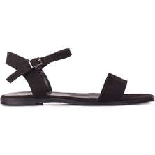 Fitbas 111602 008 Kadın Siyah Büyük & Küçük Numara Sandalet