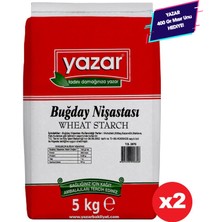 Yazar Buğday Nişastası 5 kg x 2 Paket