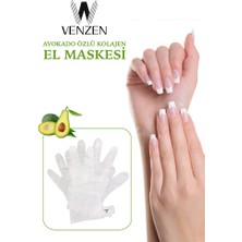 Venzen® 24K Altın Özlü  Destekli El Maske Seti