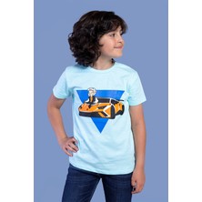Toontoy Kids Toontoy Erkek Çocuk Araba Baskılı Tişört