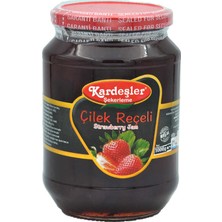 Kardeşler Şekerleme Çilek Reçeli Cam Kavanoz 1 kg X2