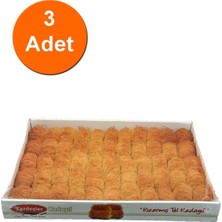 KŞ Kardeşler Şekerleme  Ince Sarma Kızarmış Tel Kadayıf Kutu 700 gr X3