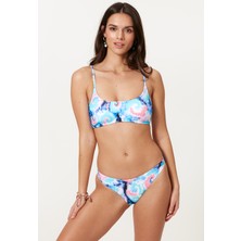 Pierre Cardin Askılı Bustiyer Bikini Takım 217203 Batik Desenli
