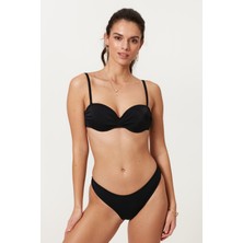 Pierre Cardin Straplez Dolgulu Bikini Takım 217253 Siyah